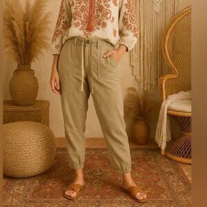 Sundance Women’s 100% Tencel High Waist Joggers Size L